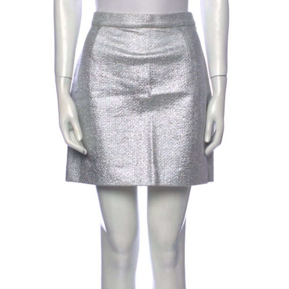 Carven Silver Mini Skirt - Brand New - bought from Intermix